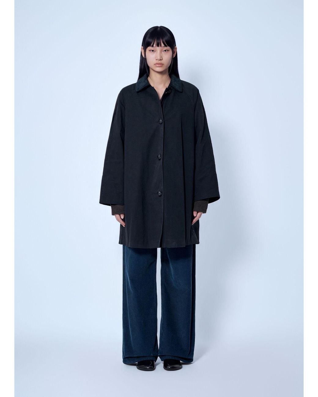 The Row Blue Ina Coat