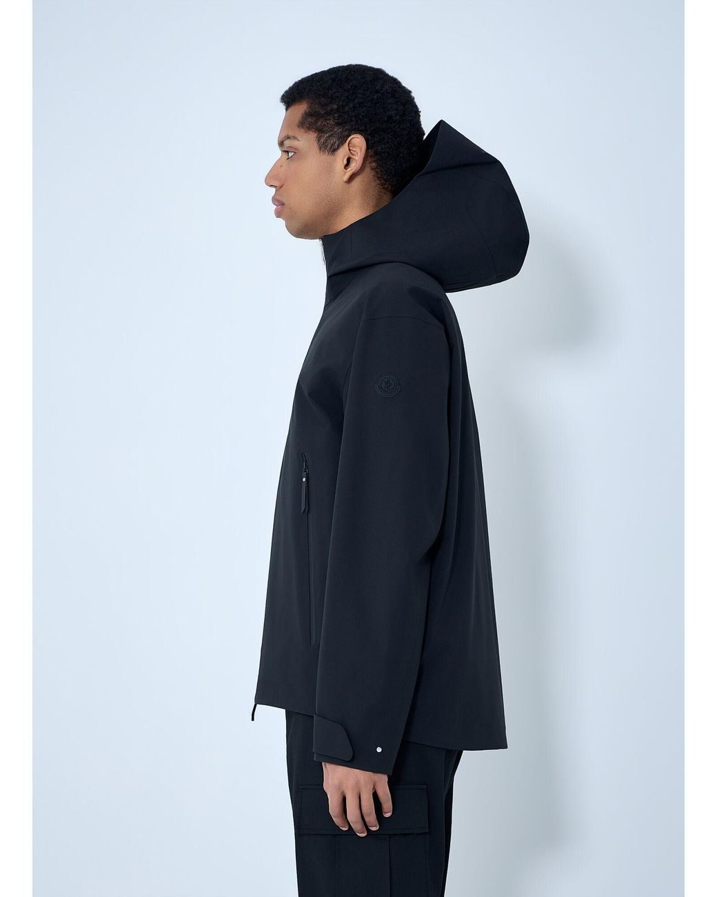 Moncler Blue Marana 3-In- Hooded Short Down Jacket for men