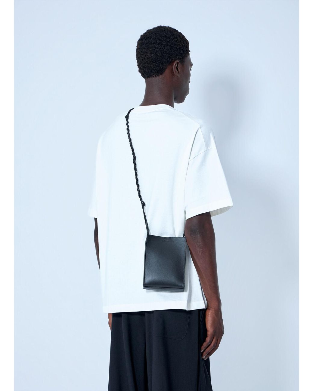 Jil Sander Blue Tangle Small Bag for men