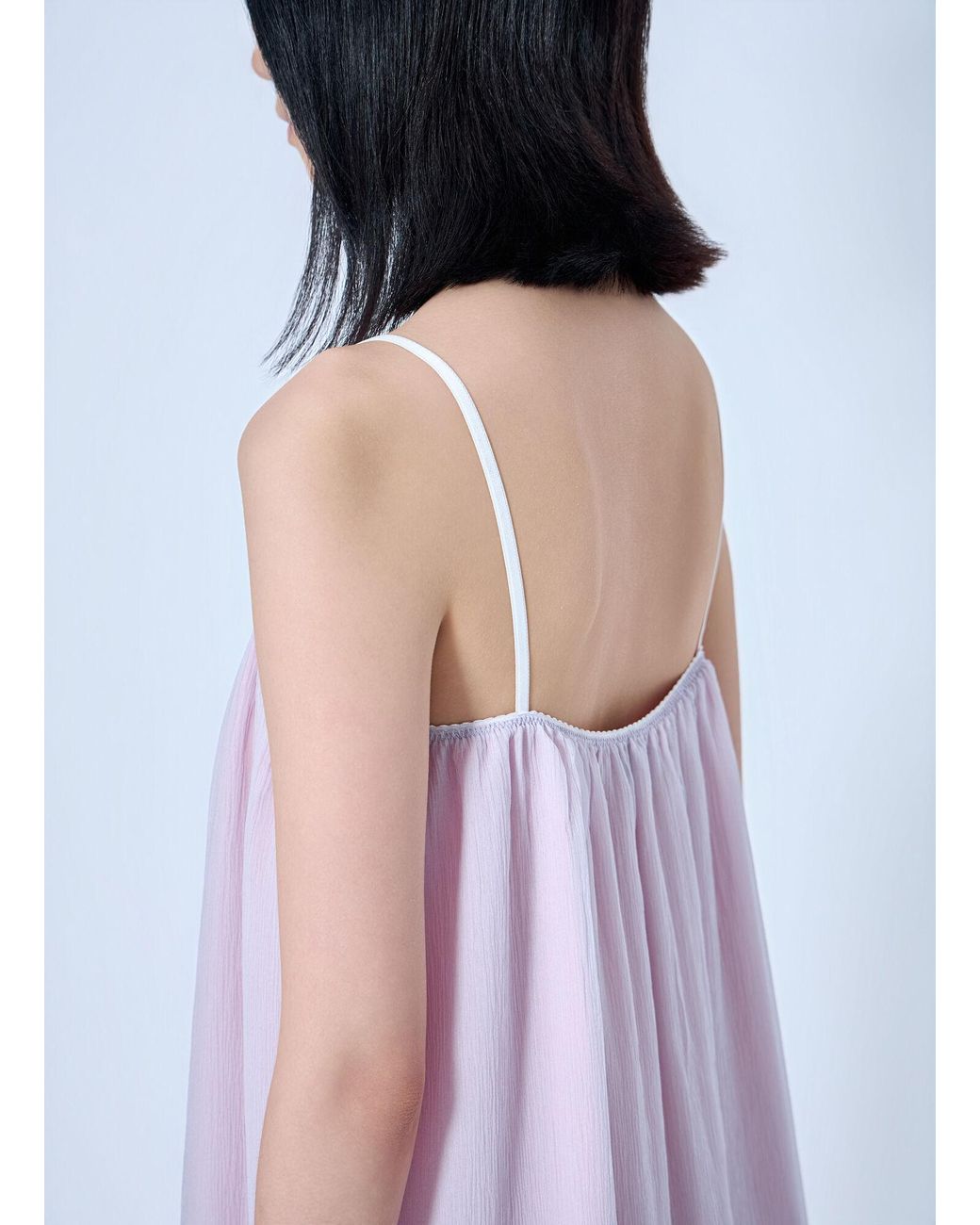 Miu Miu White Wisteria Chiffon Dress