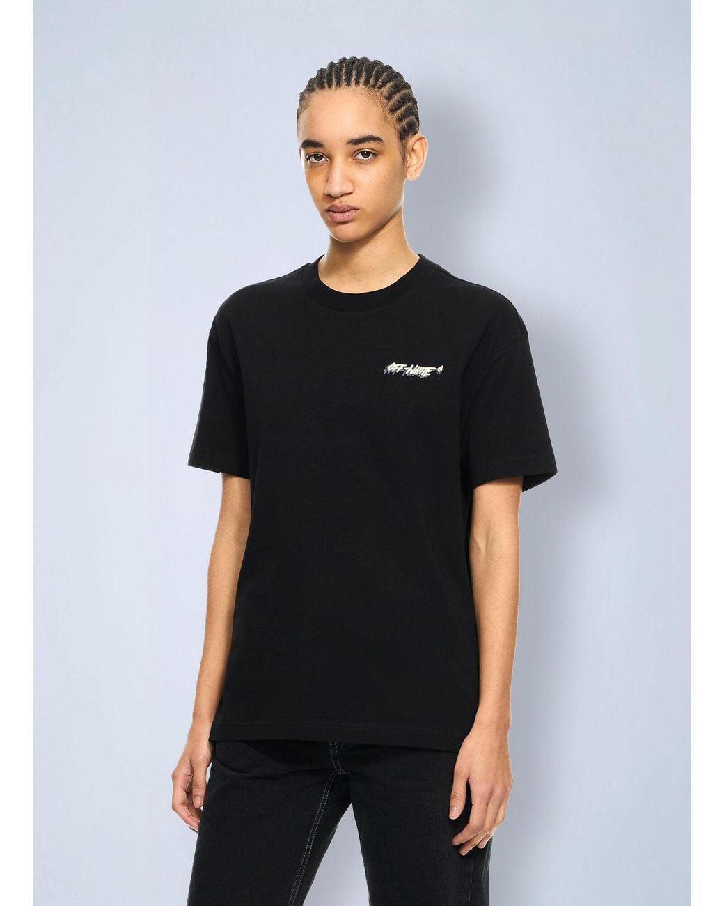 Off-White c/o Virgil Abloh Black Shadow Logo T-Shirt