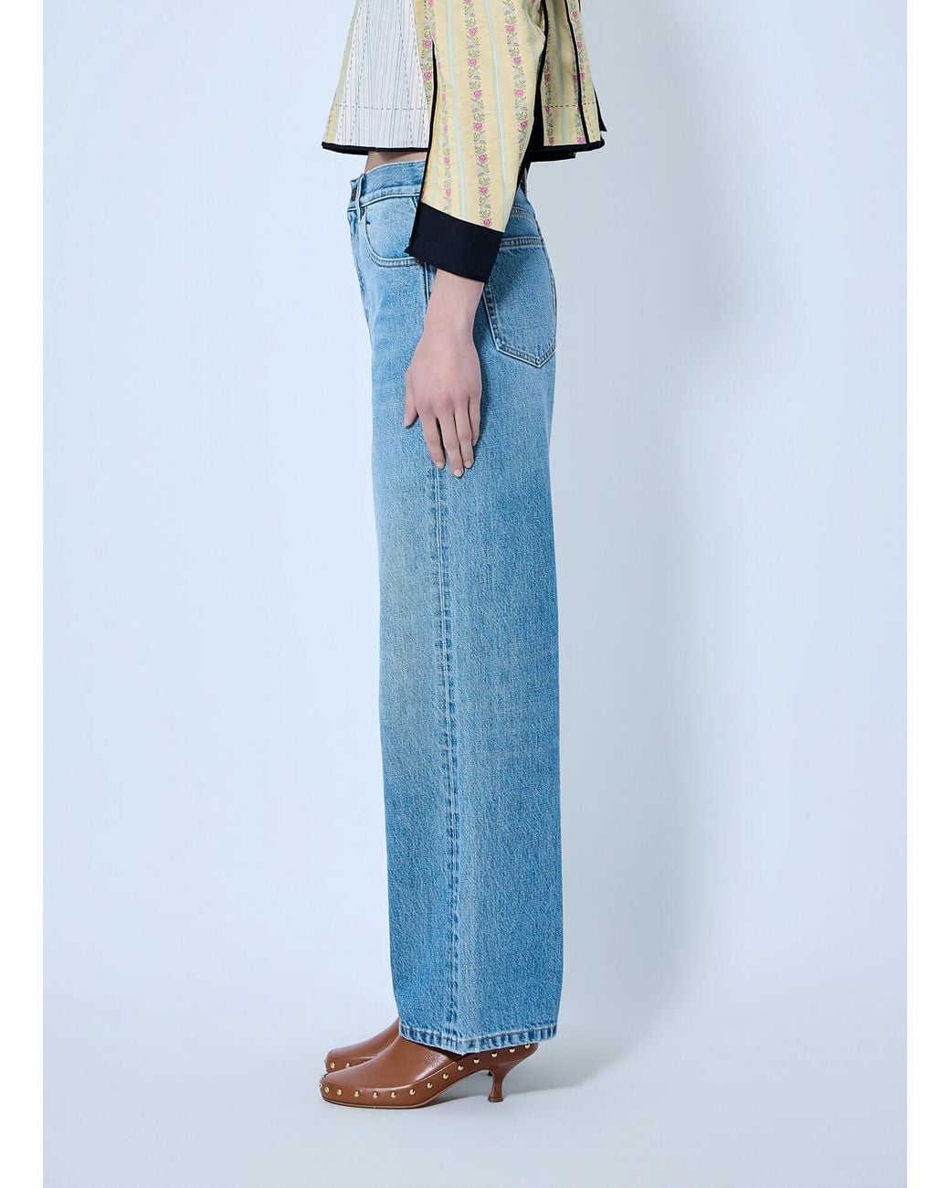 Chloé Blue Straight Jeans