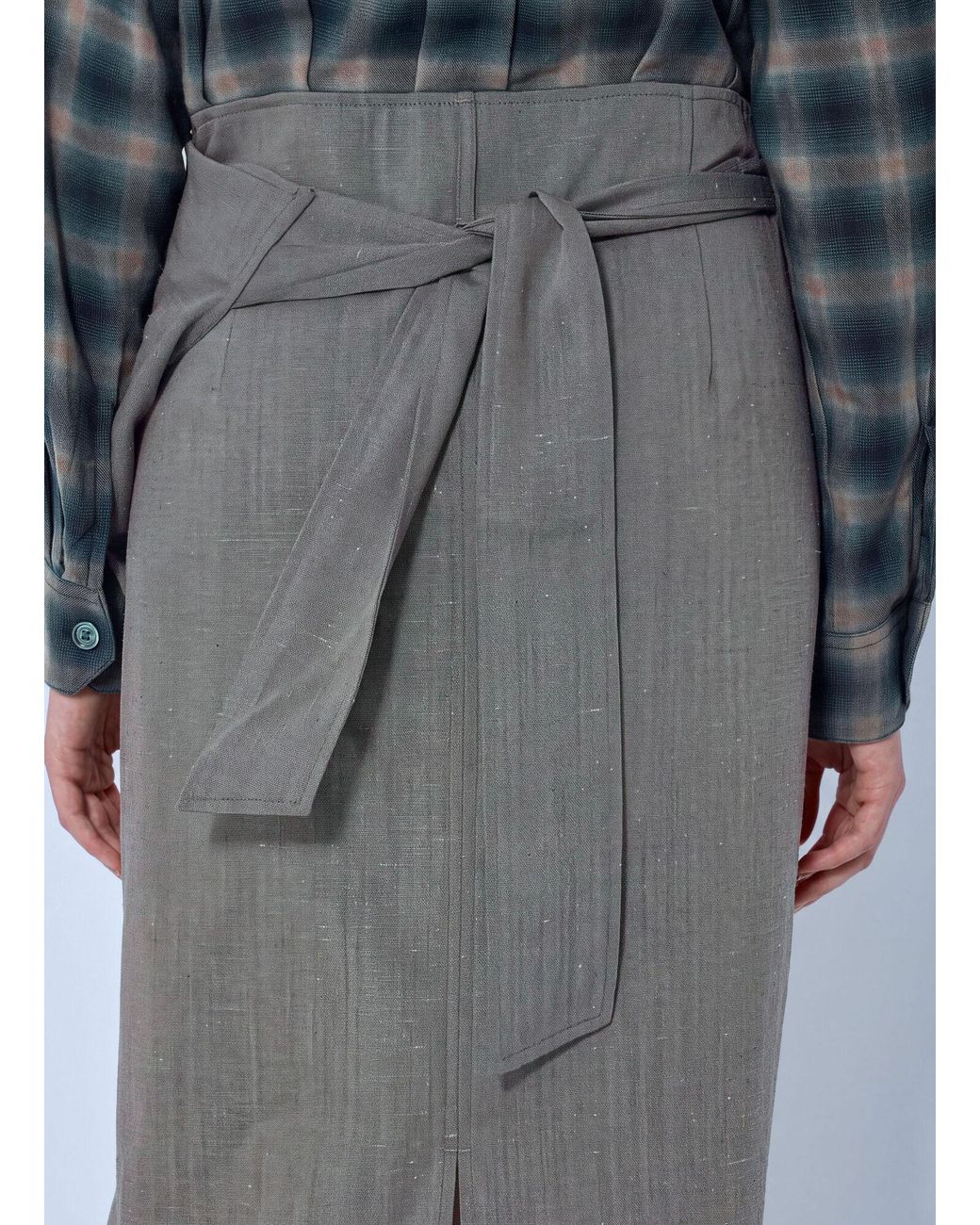 Our Legacy Blue Twisted Shirt Dress