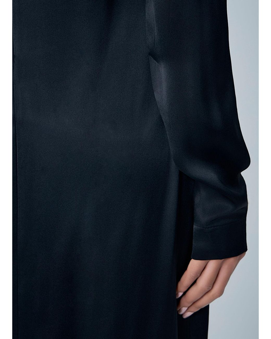 Totême Blue Long Satin Dress
