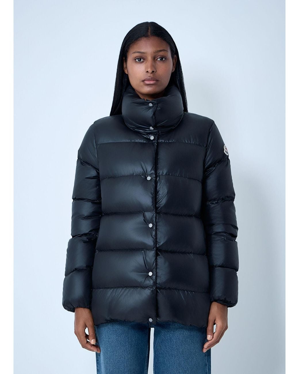 Moncler Blue Cochevis Short Down Jacket