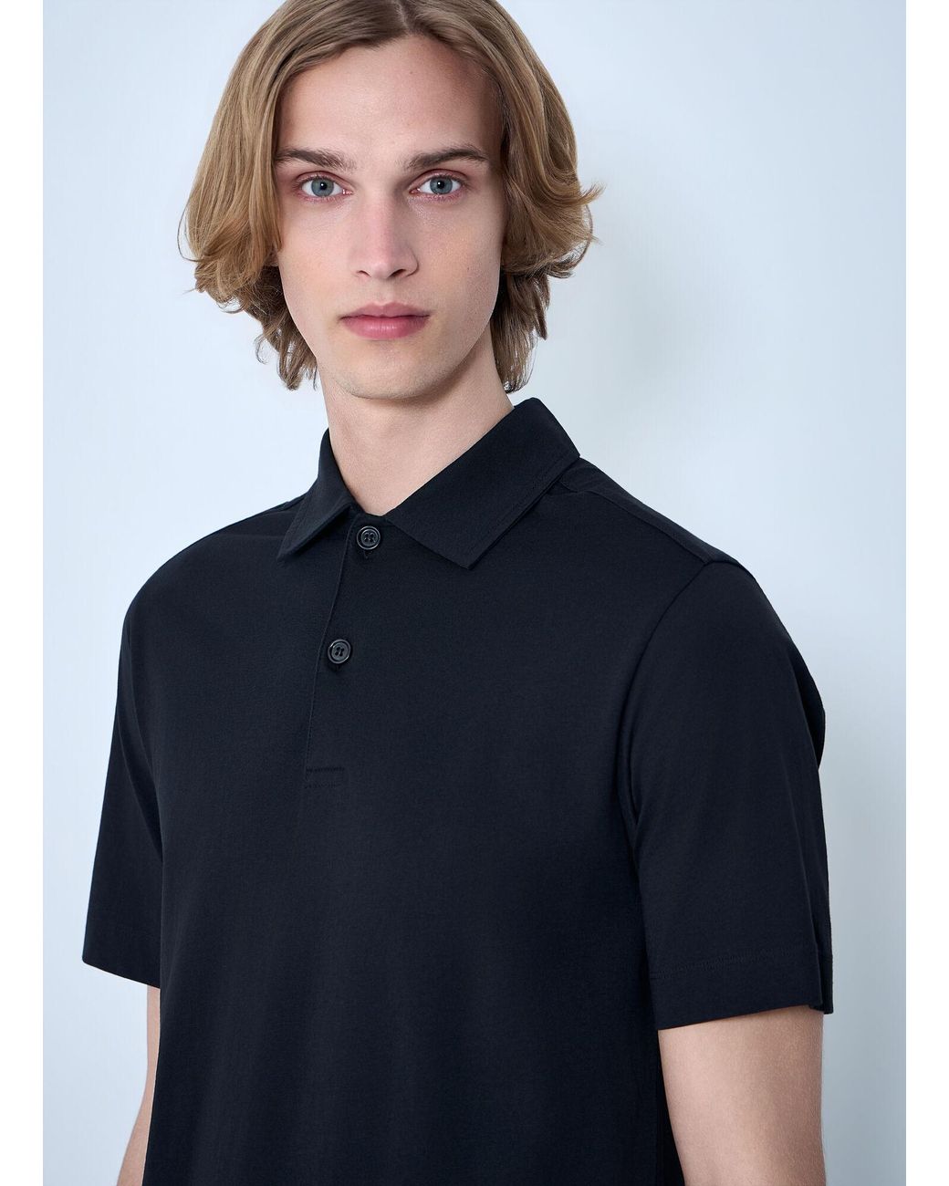 Dries Van Noten Blue Cotton Helder Polo for men