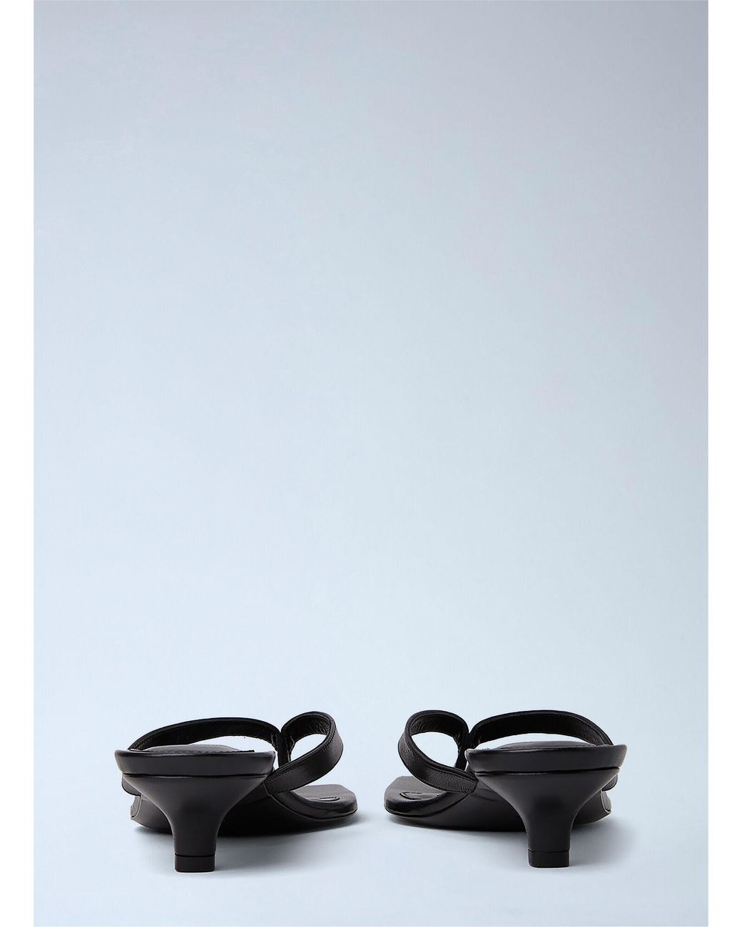 Totême White Flip Flop Kitten Heels