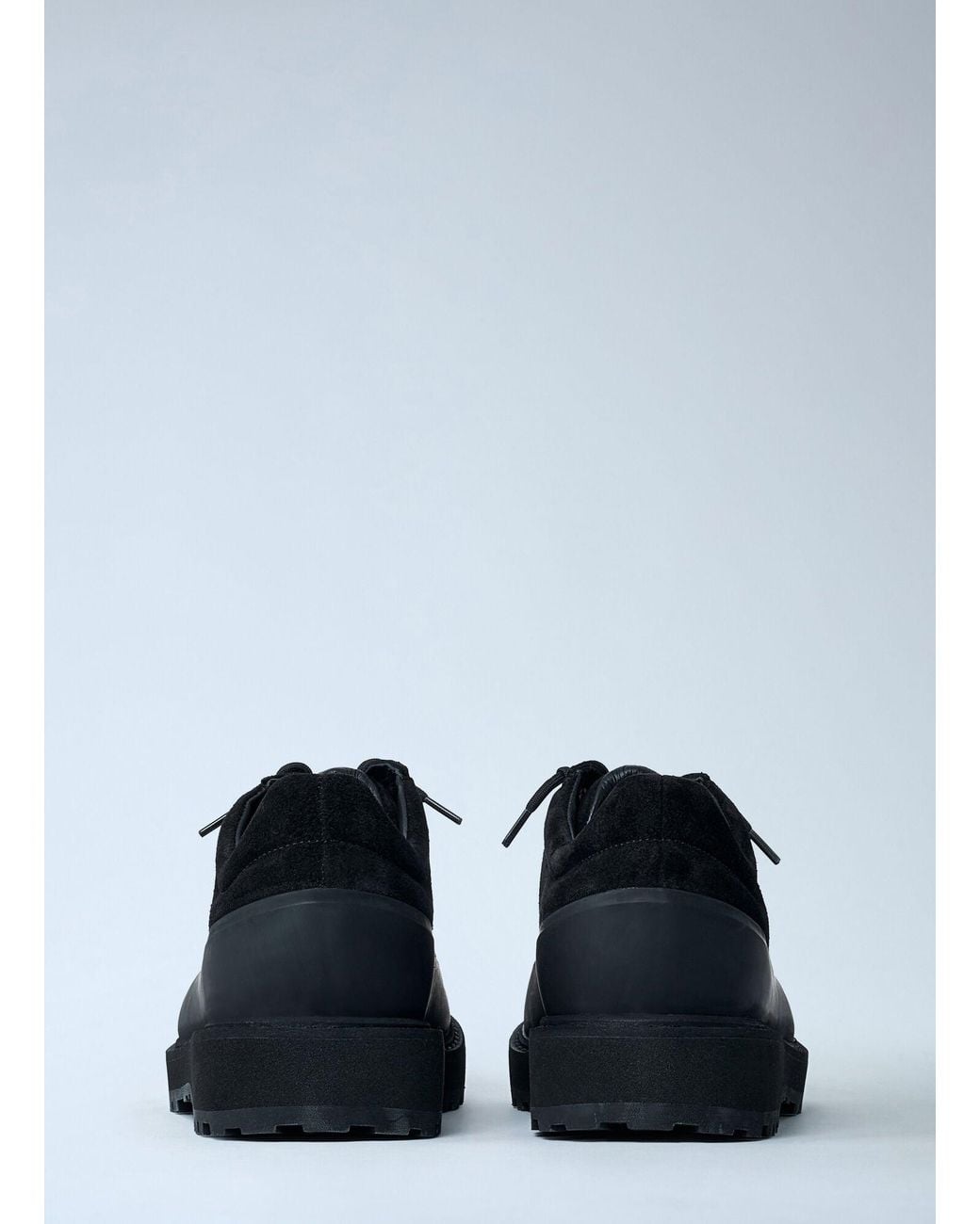 Stone Island Black Logo Patch Sneakers for men