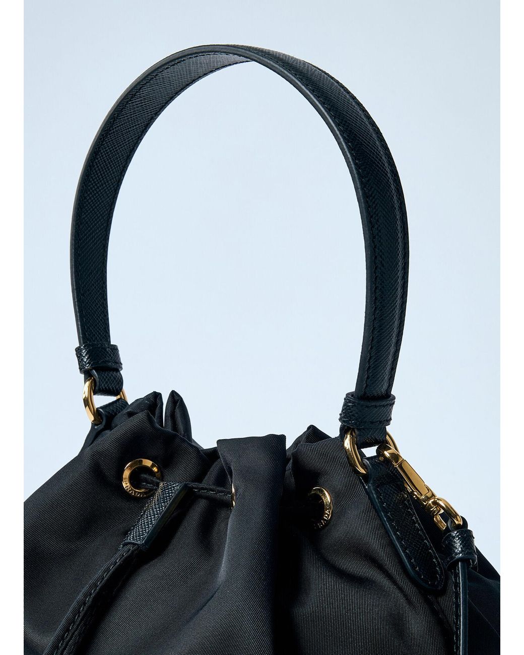 Prada Blue Re-Nylon Bucket Bag