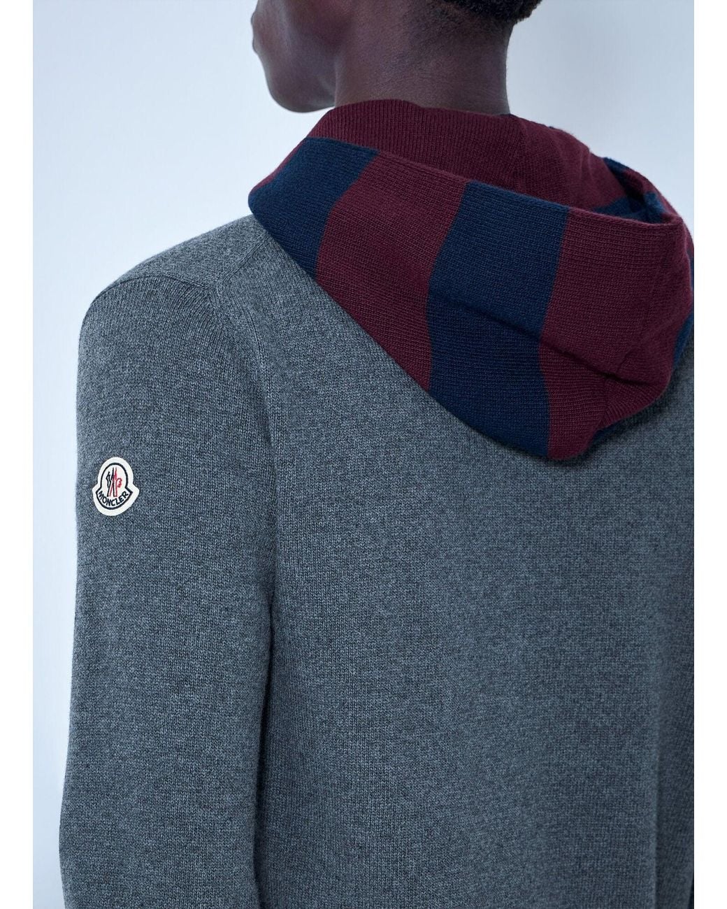 Moncler Blue Zip-Up Hoodie for men