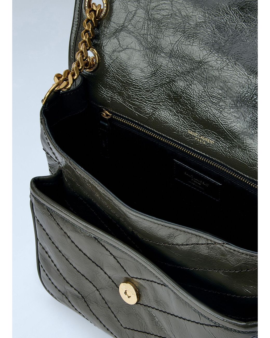 Saint Laurent Blue Medium Niki Chain Shoulder Bag