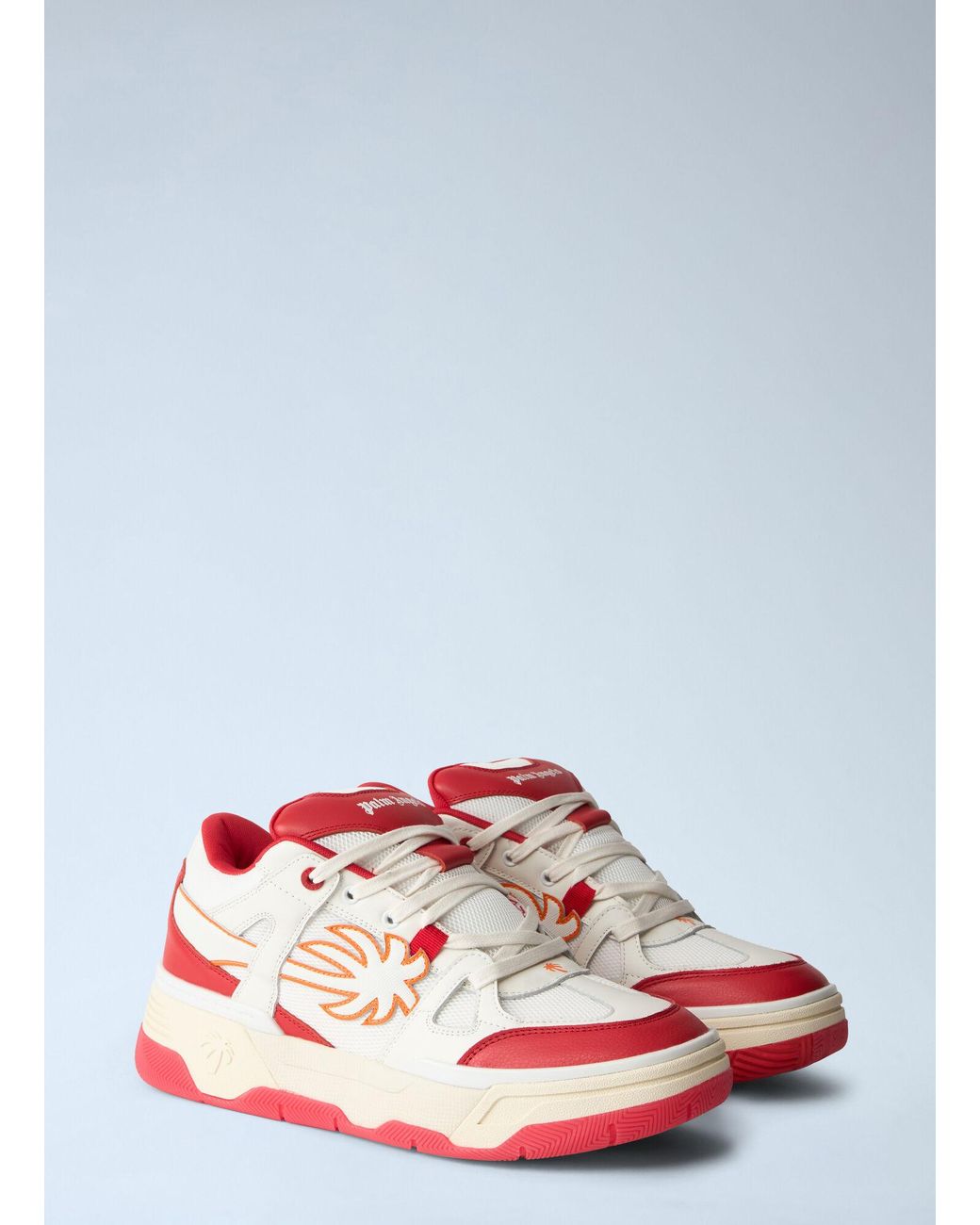 Palm Angels White Palm Skate Sneakers for men