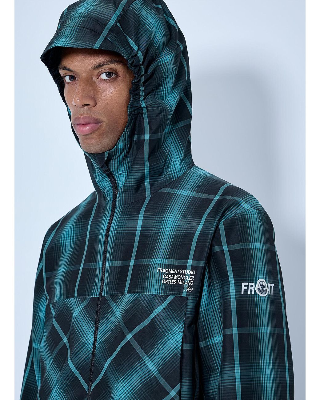 Moncler X Fragment Hiroshi Fujiwara Blue Jitsuyo Jacket for men