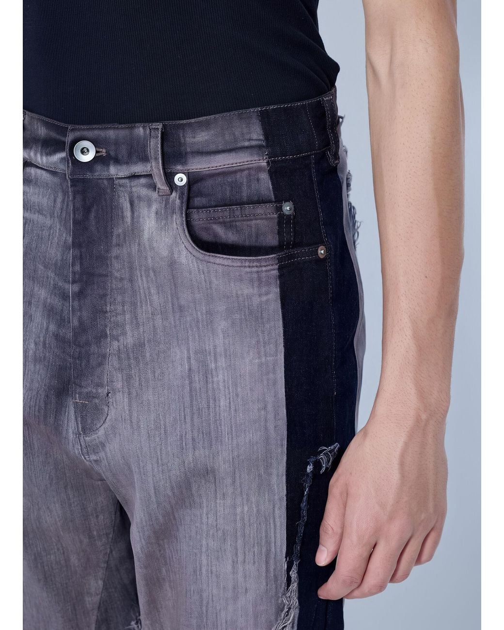 Rick Owens Blue Bolan Denim Pants for men