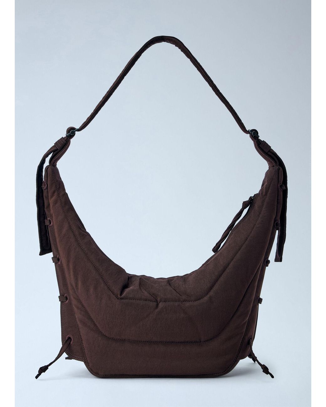 Lemaire Gray Medium Soft Game Bag for men