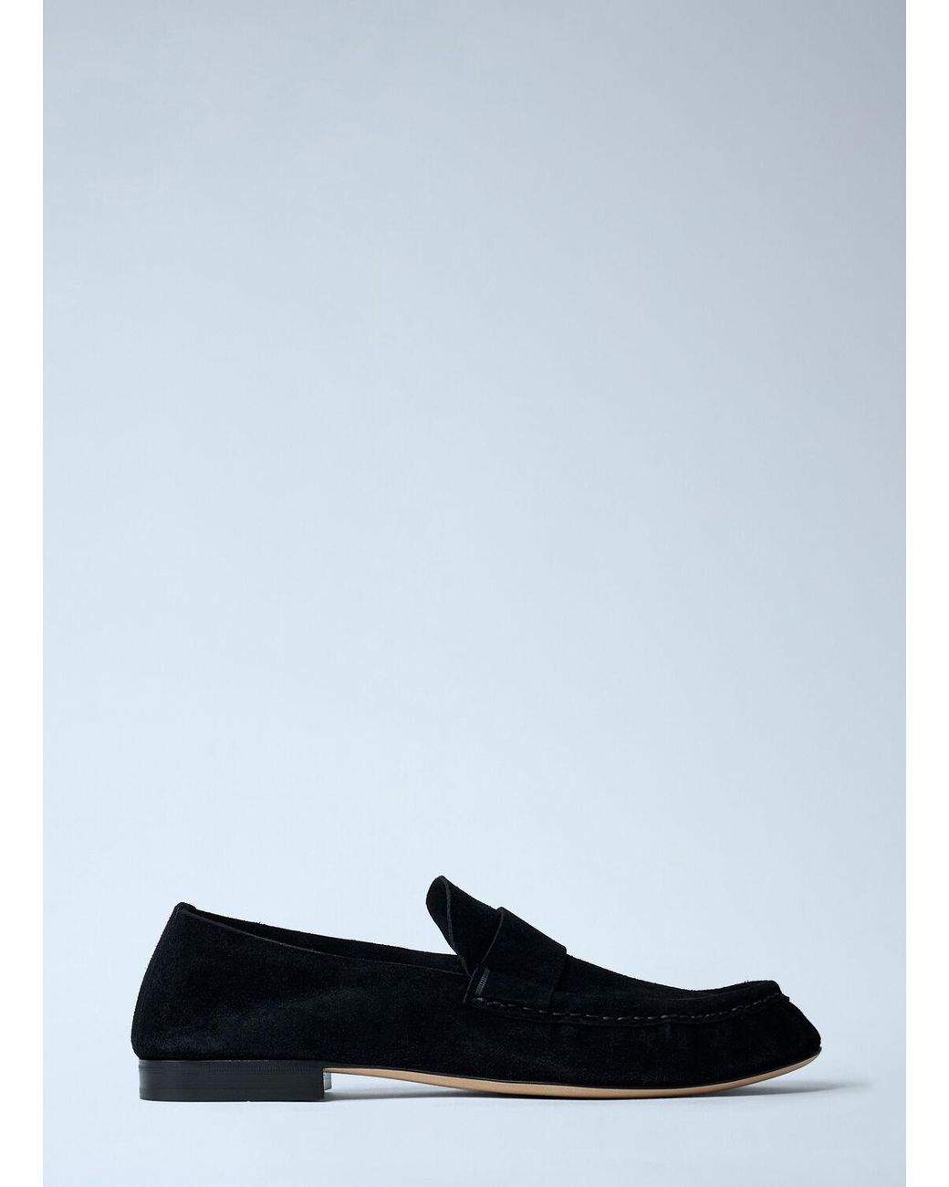 The Row White Suede Loafers for men