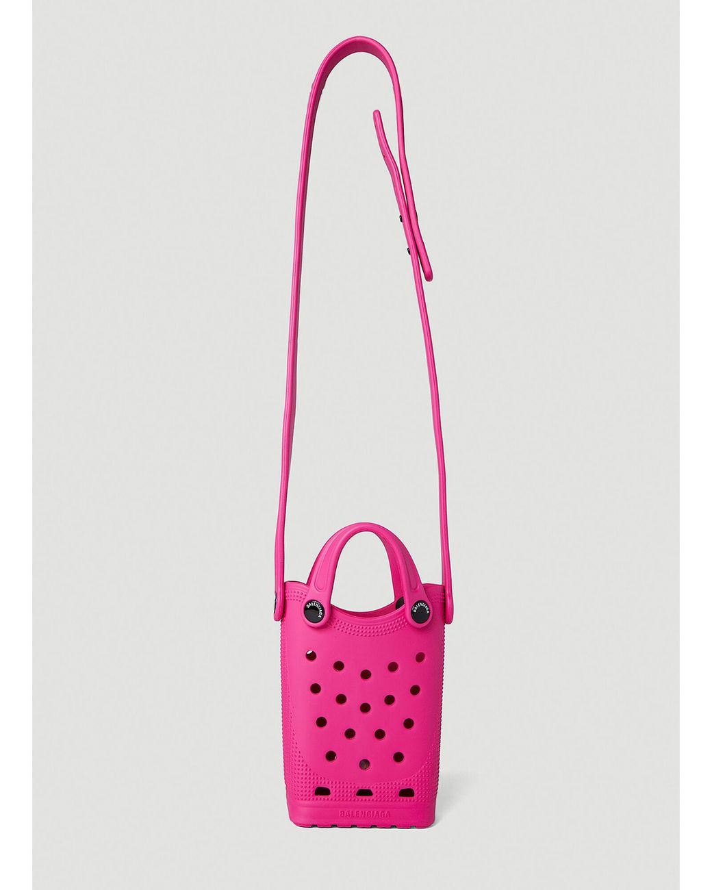 Balenciaga X Crocstm Phone Holder in Pink | Lyst Balenciaga X Crocstm Phone Holder in Pink | Lyst