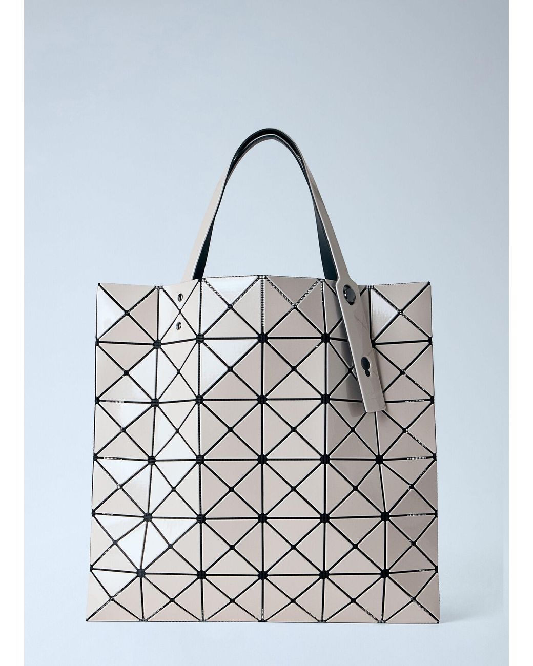Issey Miyake Blue Lucent Basics Geometric Tote Bag