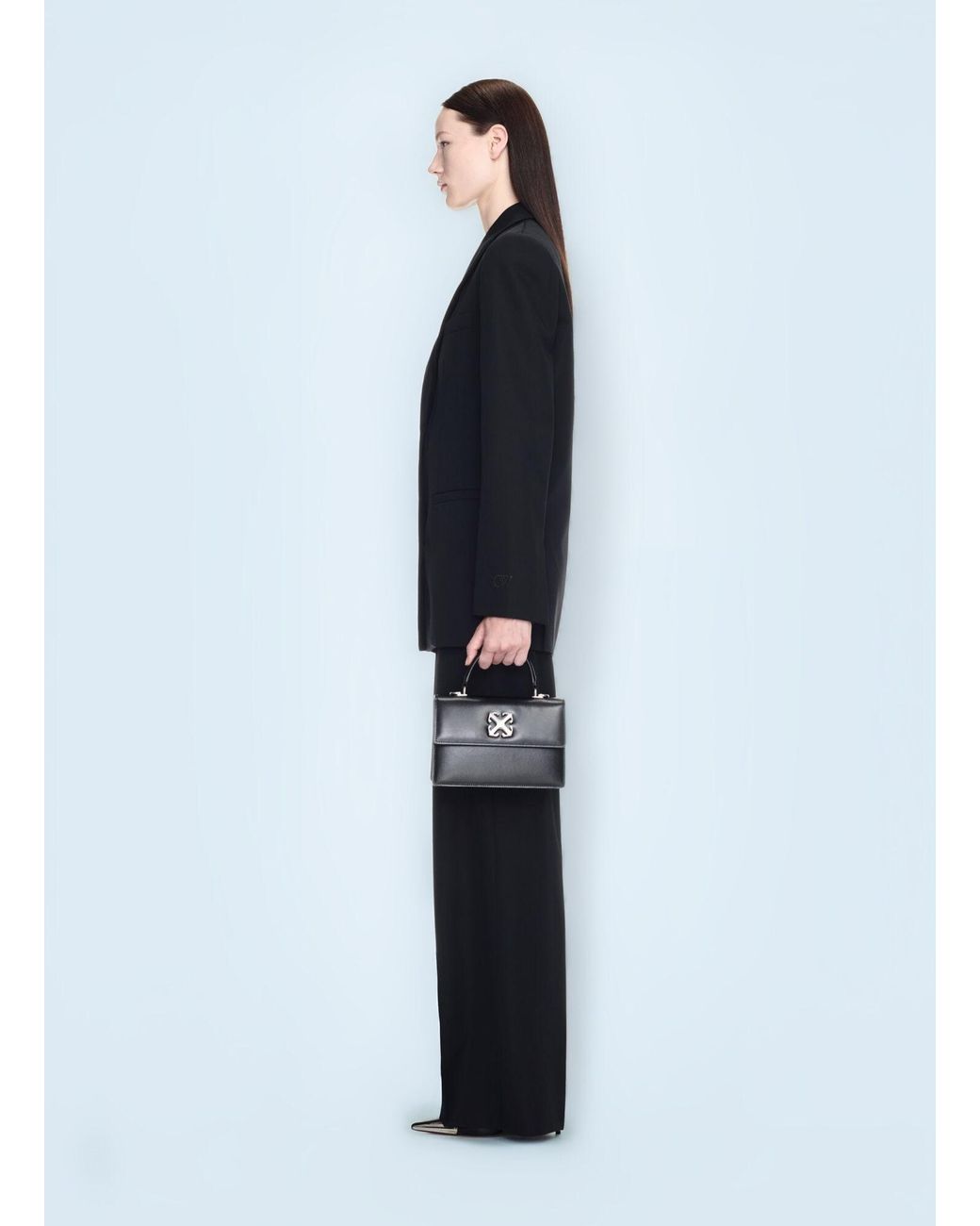 Off-White c/o Virgil Abloh Blue Off Jitney 1.4 Handbag