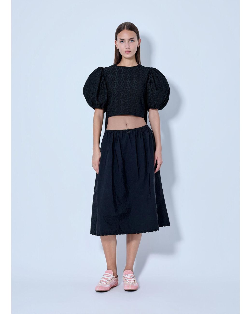 CECILIE BAHNSEN Blue Faris Top