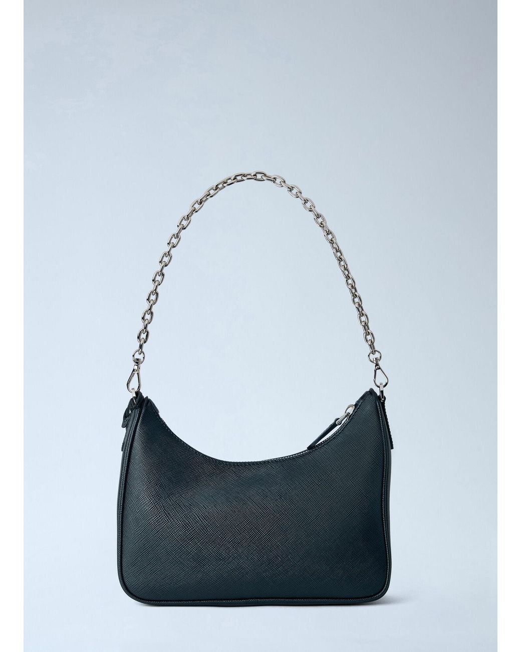 Prada Blue Re-Edition 2005 Saffiano Shoulder Bag
