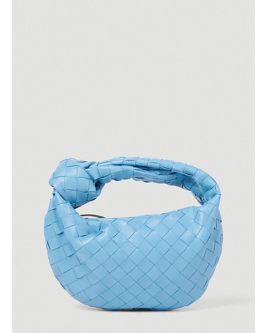 Bottega Mini Jodie Handbag in Blue Lyst