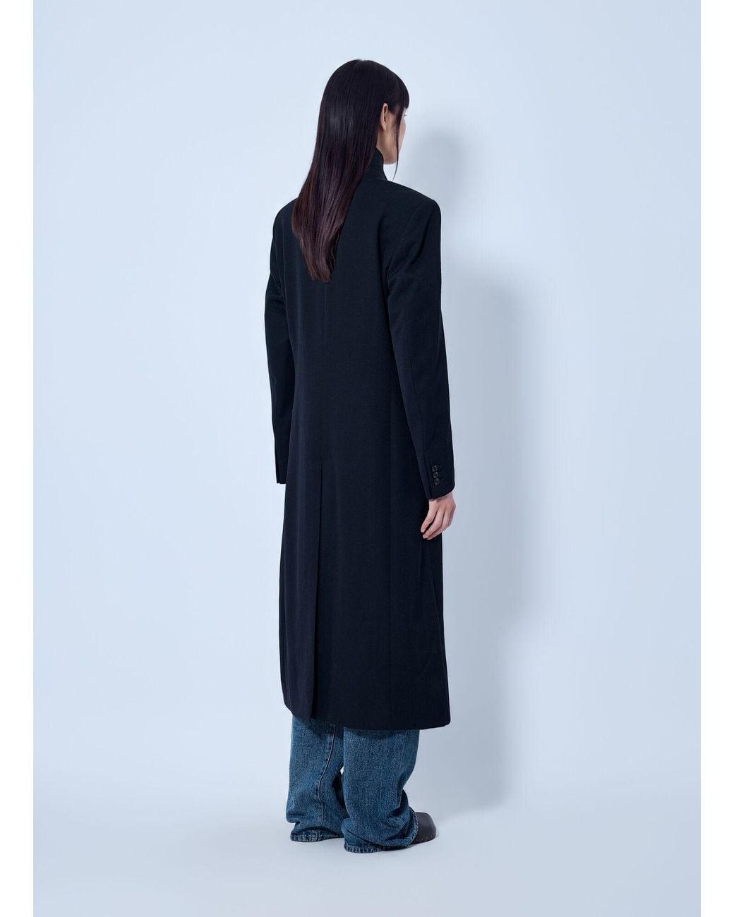 Our Legacy Blue Manta Gabardine Coat