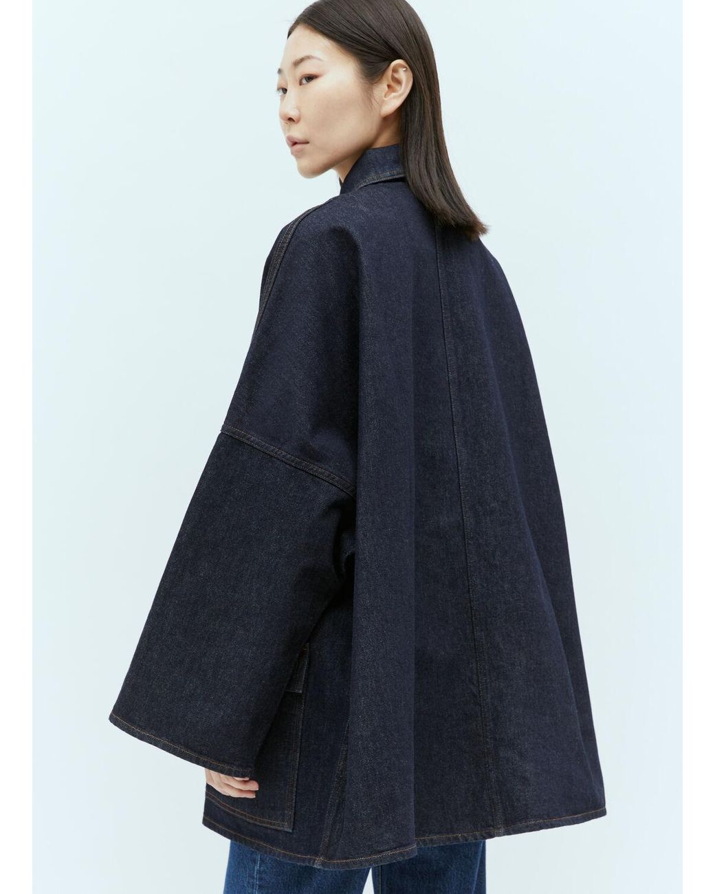 toteme-Blue-Denim-Overshirt-