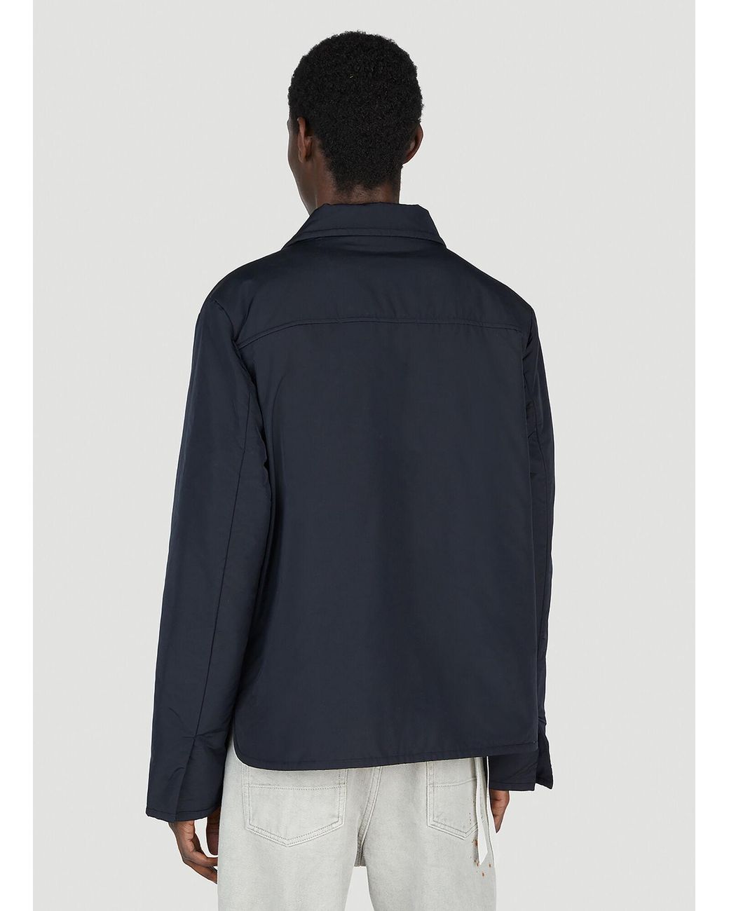 Diomene Blue Padded Jacket for men