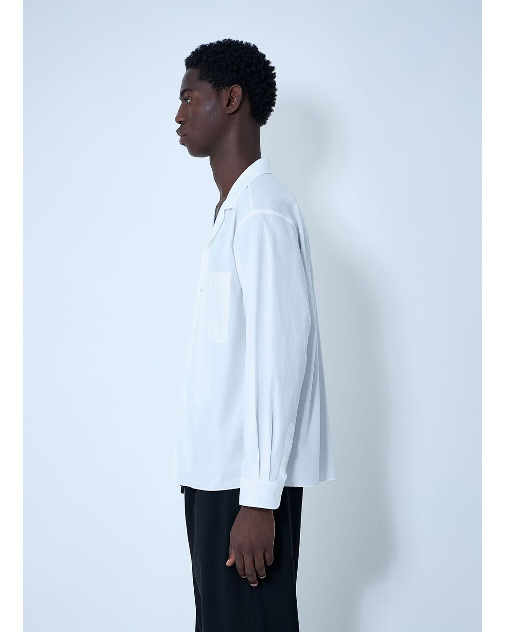 The Row White Elijas Shirt for men
