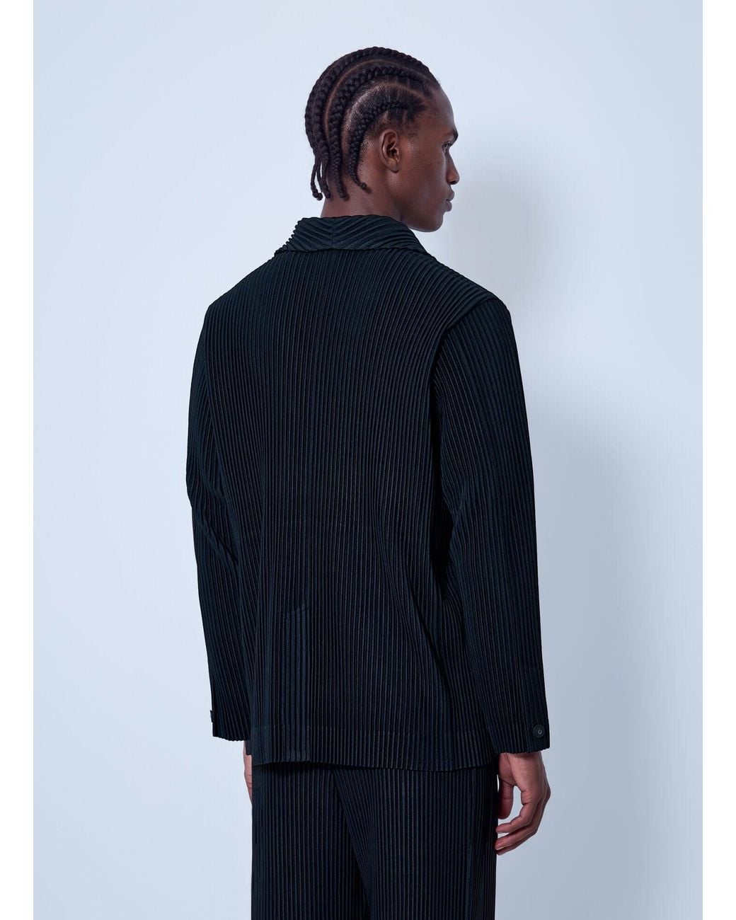 Homme Plissé Issey Miyake Blue Basics Jackets for men