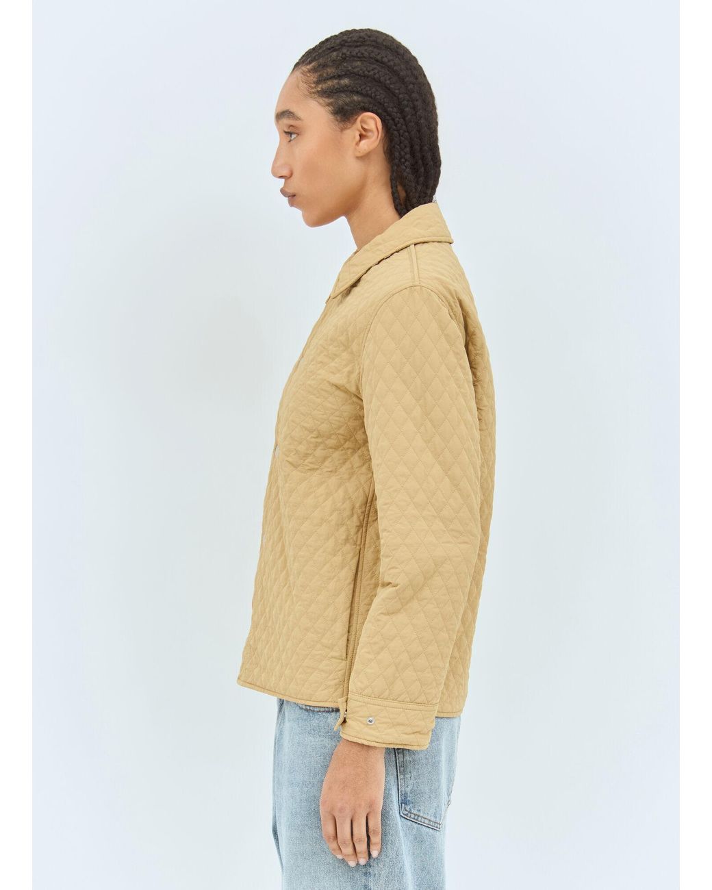 Burberry Natural Reversible Quilted Nylon Jacket