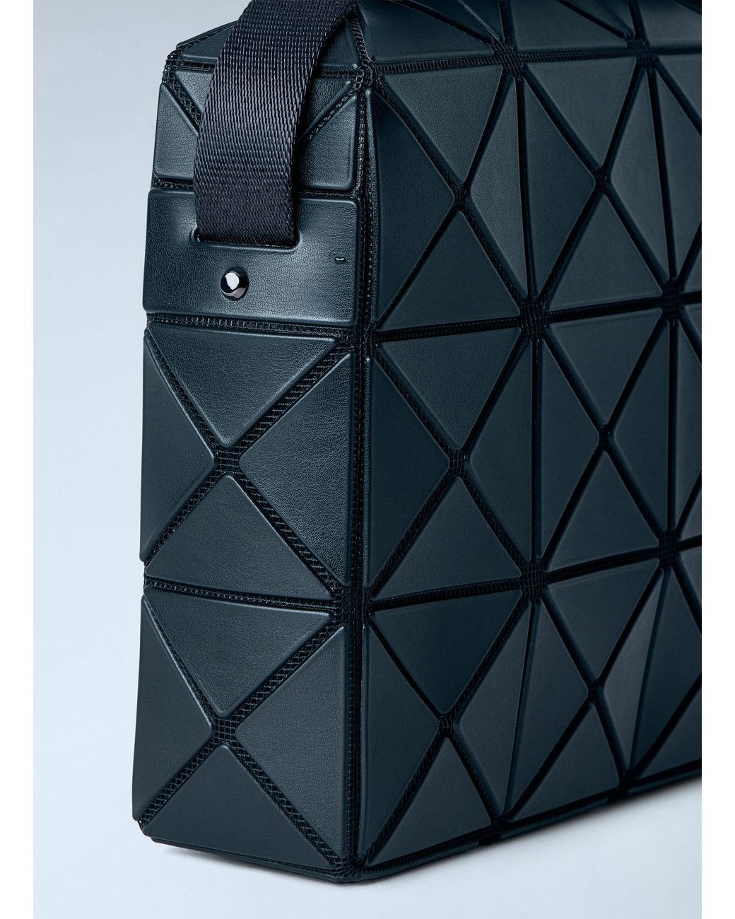 Issey Miyake Blue Cuboid Shoulder Bag