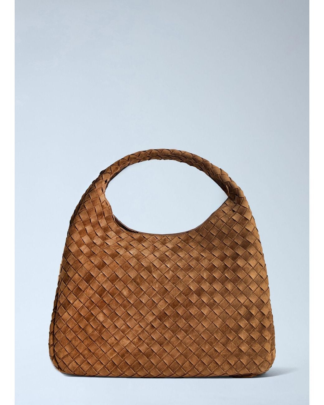 Bottega Veneta Brown Campana Large Shoulder Bag