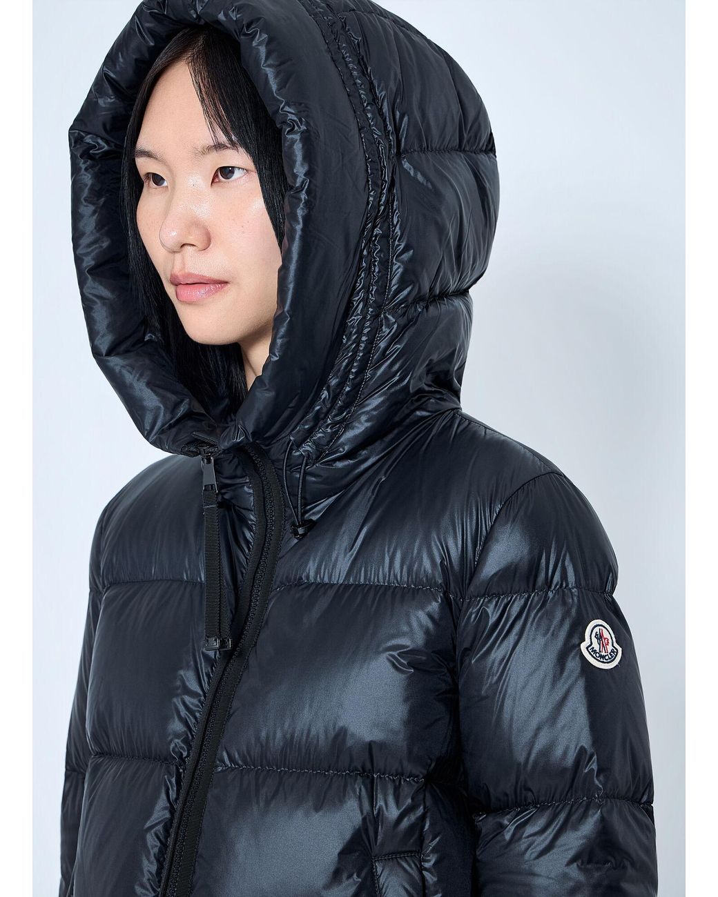 Moncler Blue Serittes Short Parka