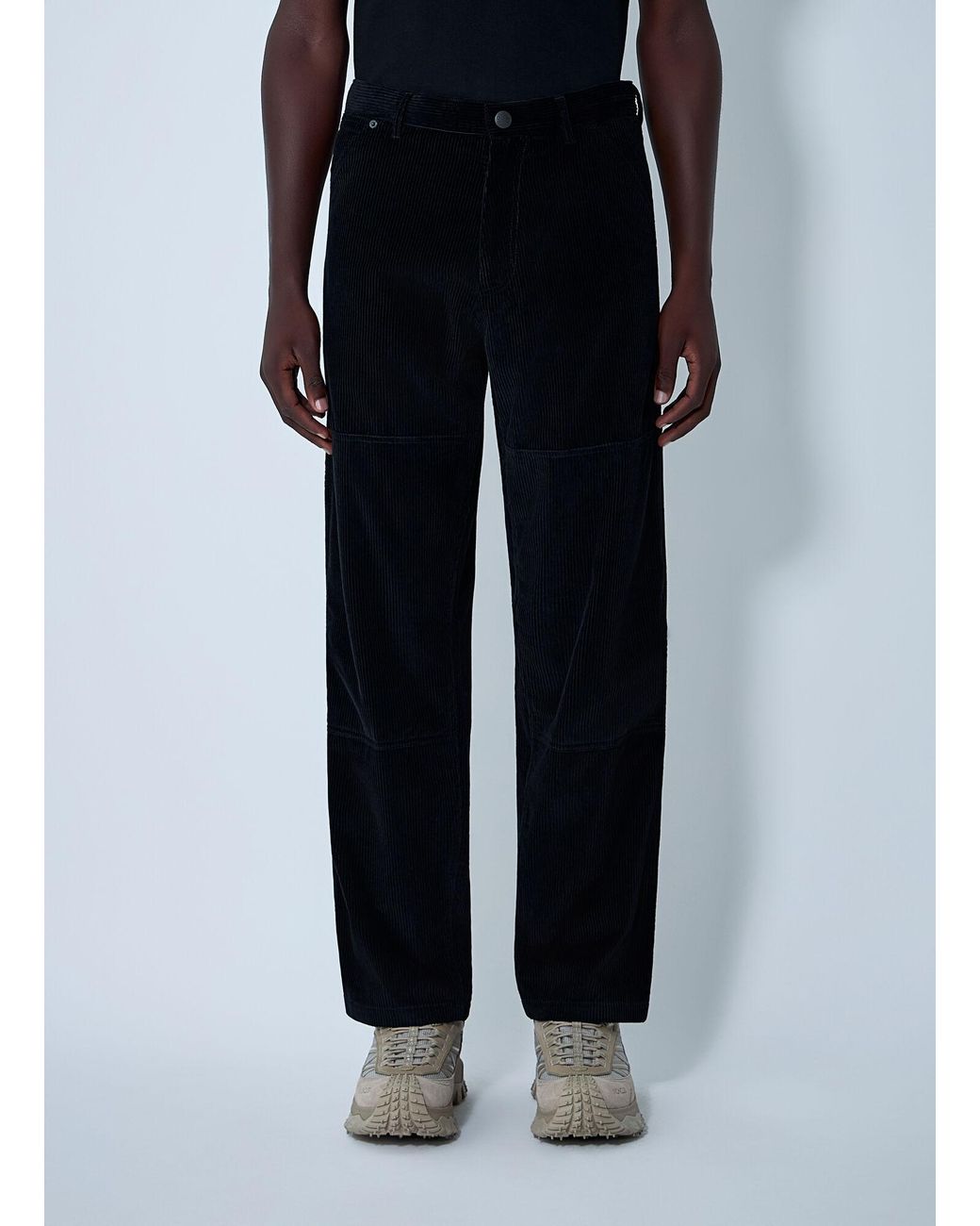 Moncler Black Cotton Pants for men