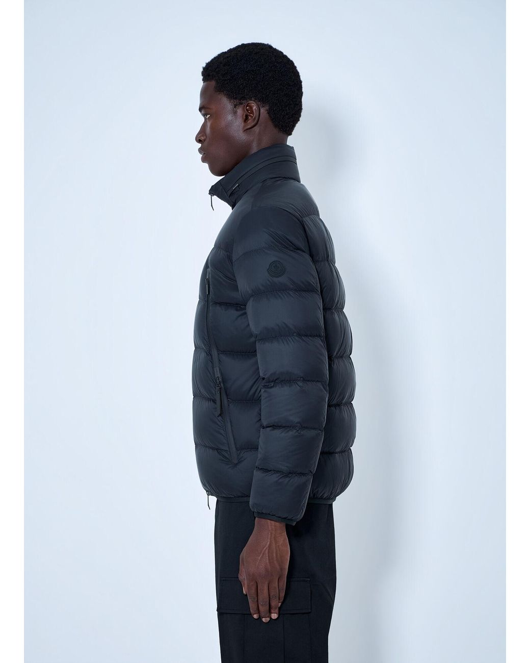 Moncler Blue Dalalven Short Down Jacket for men
