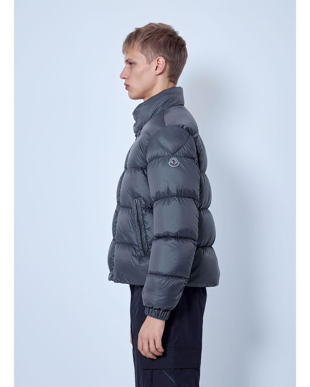 Moncler Blue Pesio Down Jacket for men