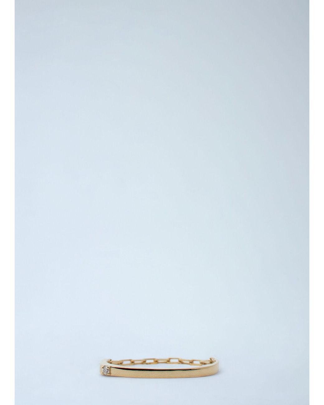 Totême Blue Diamond Chain Ring
