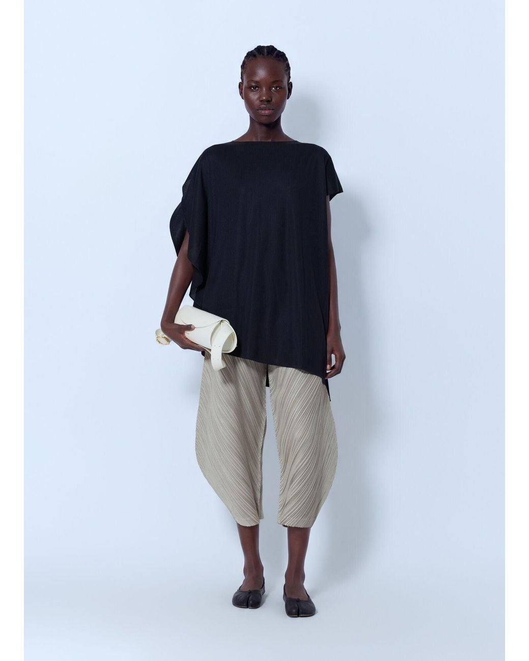 Pleats Please Issey Miyake Natural Thicker Bottoms 1 Trousers