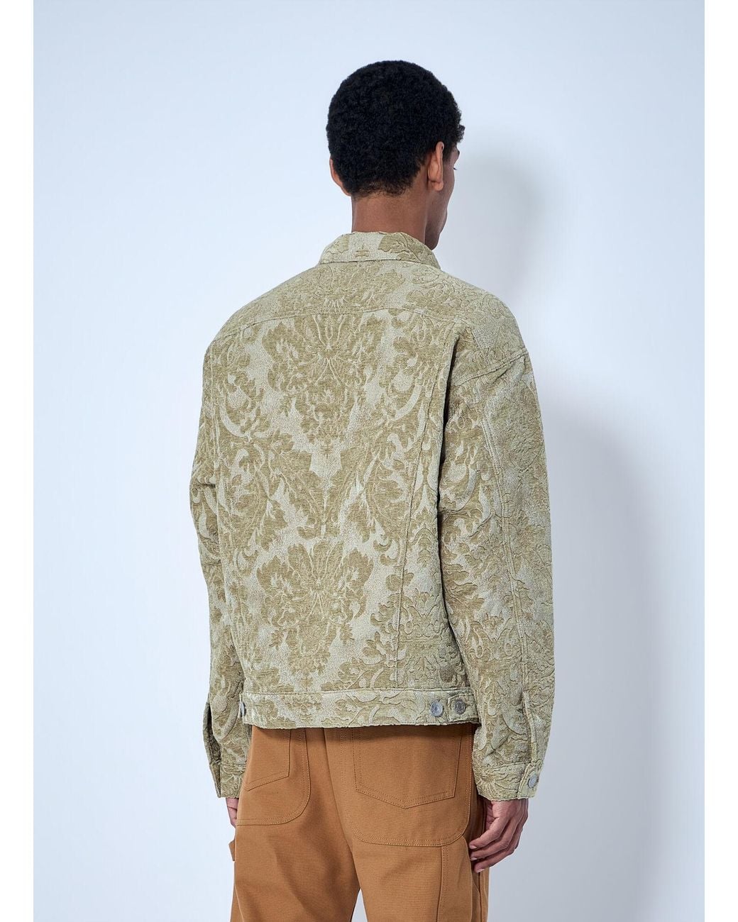 Junya Watanabe Natural Patterned Denim Jacket for men