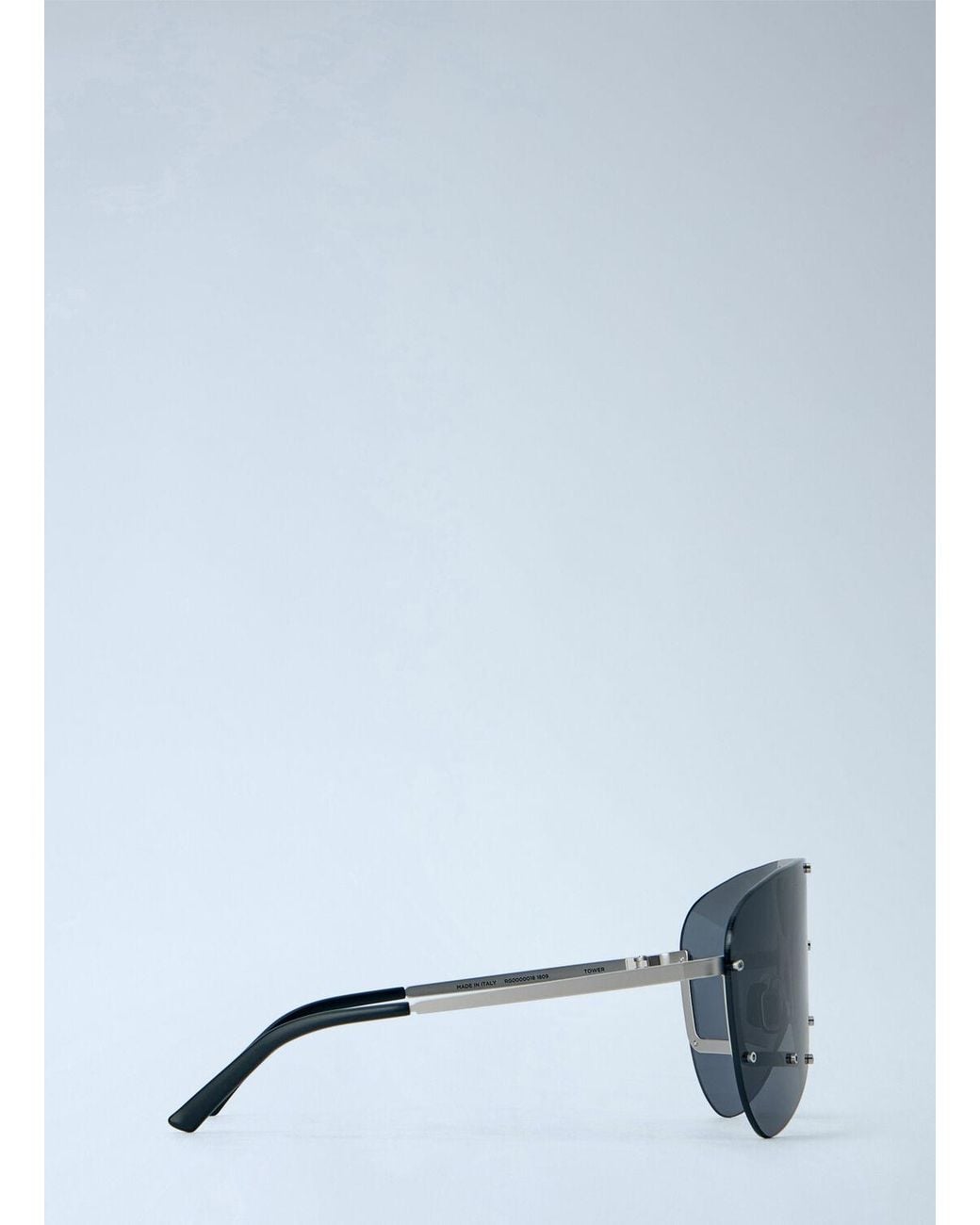 Rick Owens Blue Tower Sunglasses for men