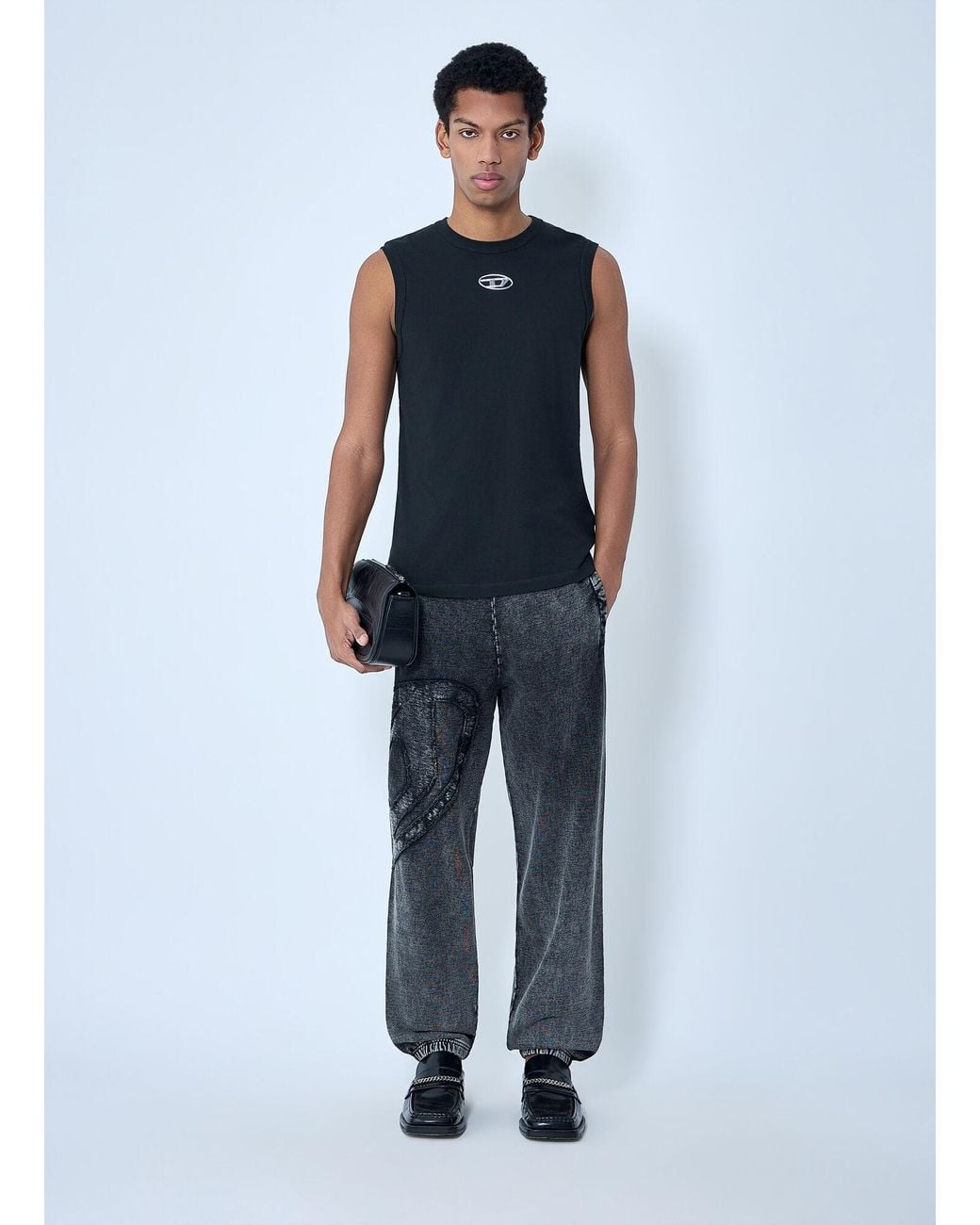 DIESEL Blue T-Bisco-Iod Top for men