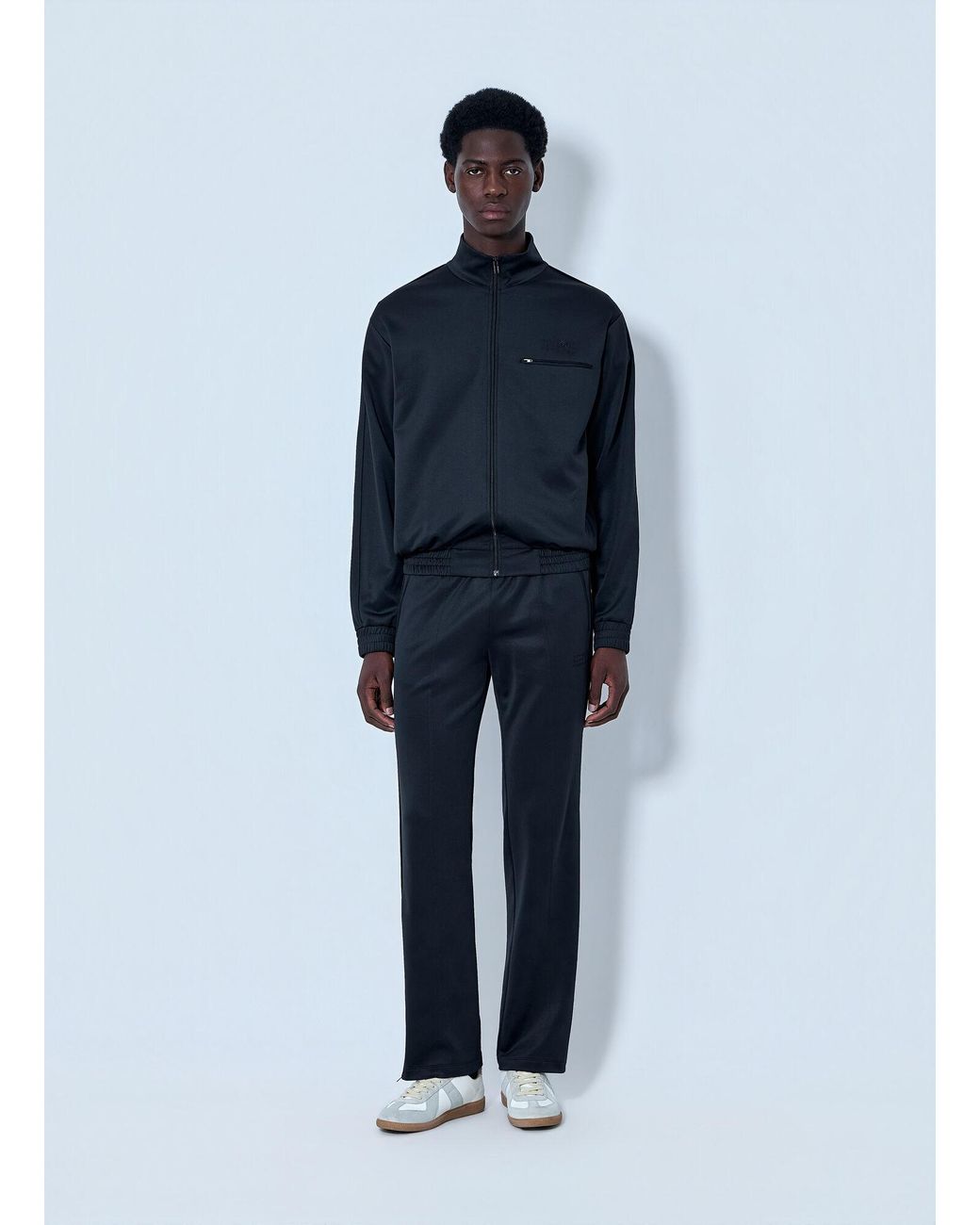 MM6 by Maison Margiela Blue Zip-Front Jacket for men