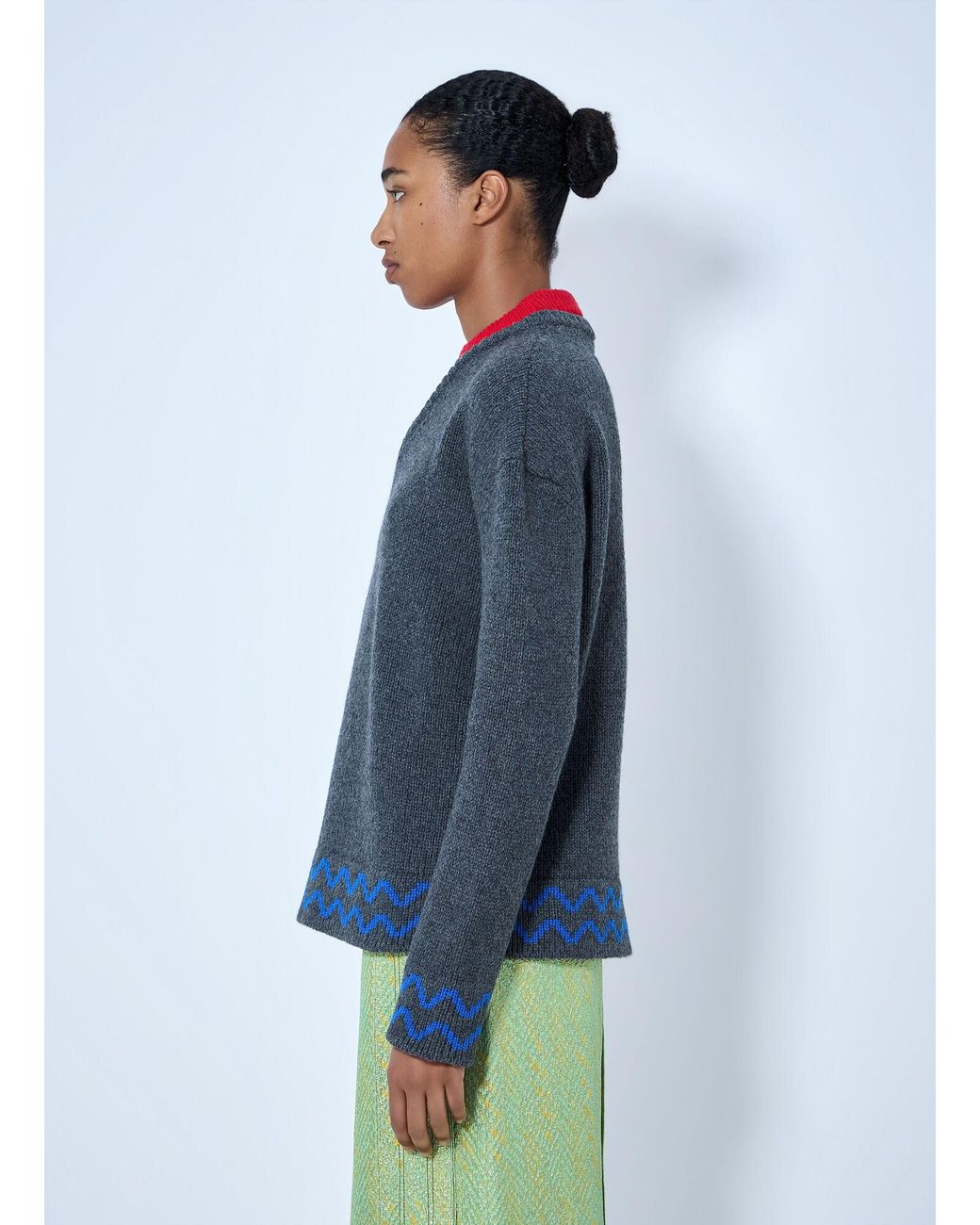 Marni Blue Roundneck Sweater