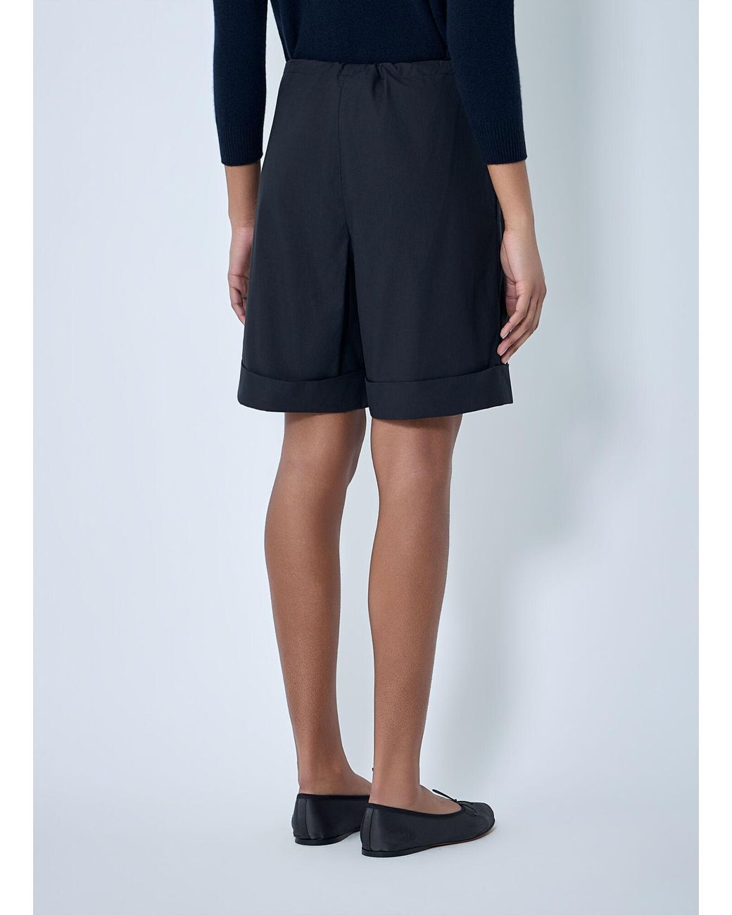 The Row Blue Emiliano Shorts