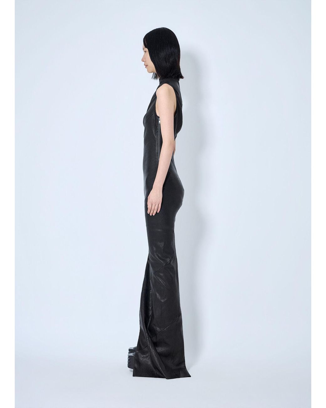 Rick Owens Blue Athena Gown