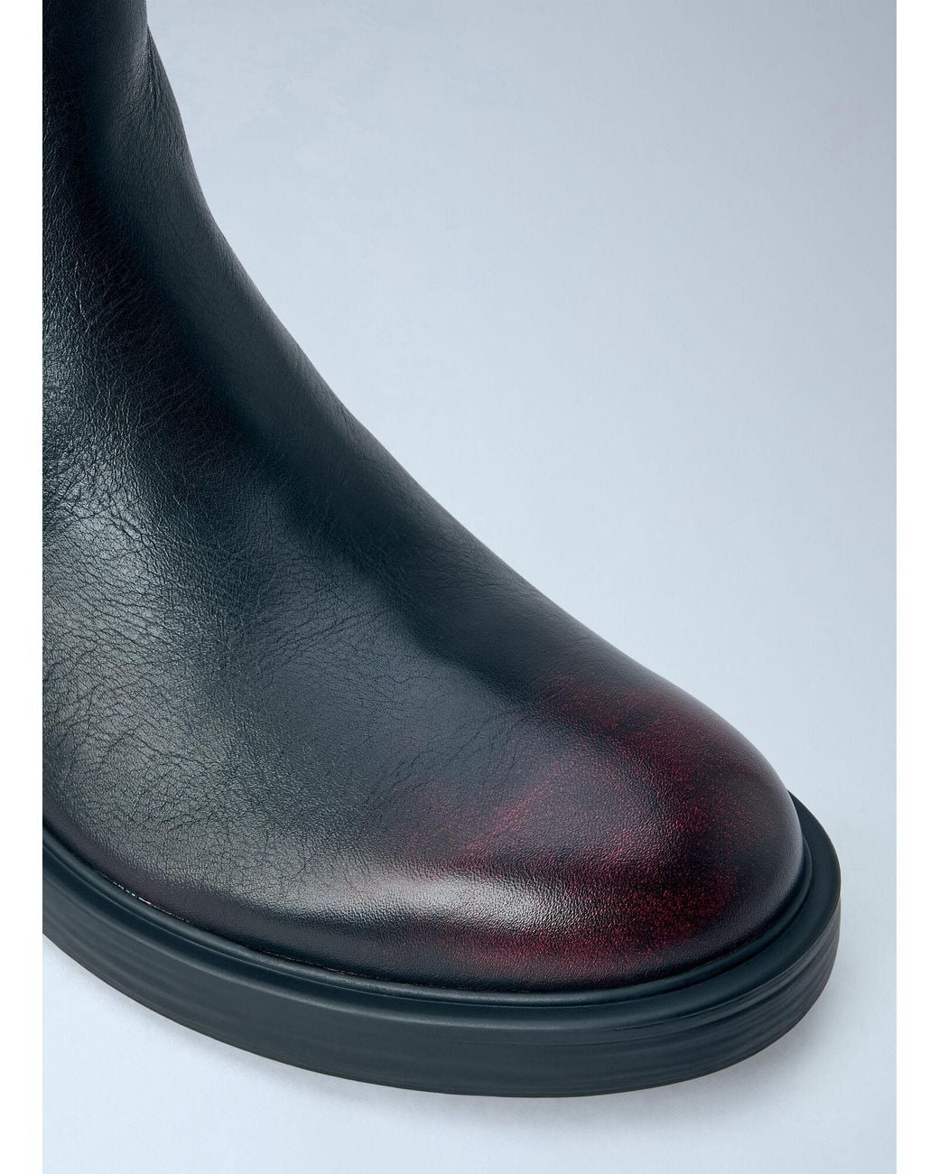 Camper Blue Dean Leather Boots for men