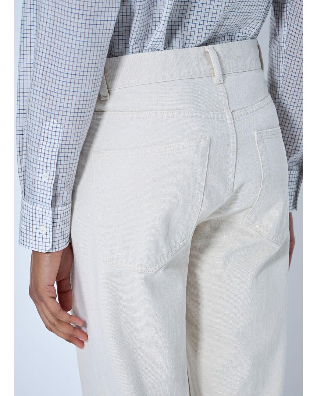 The Row White Fargo Jeans