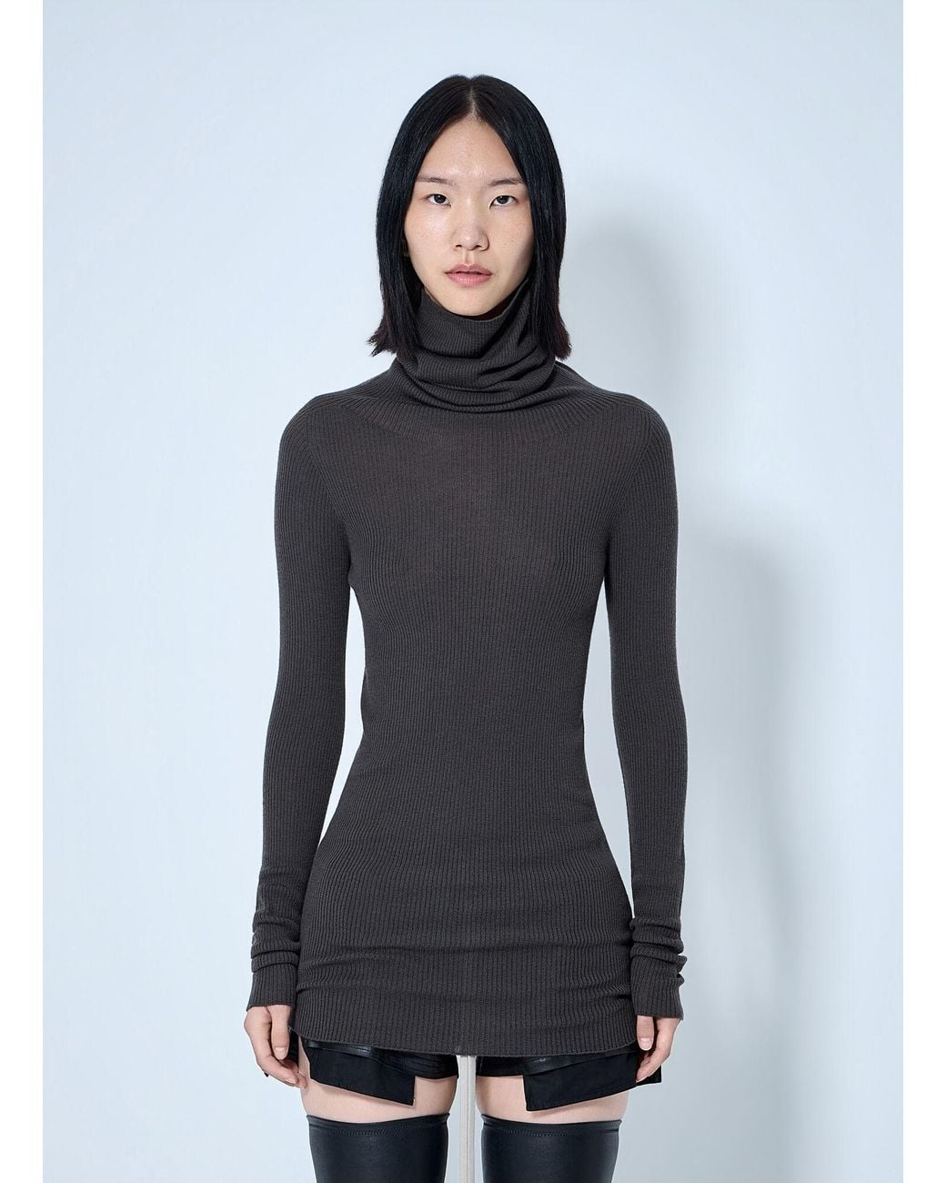 Rick Owens Blue Ls Tube Top